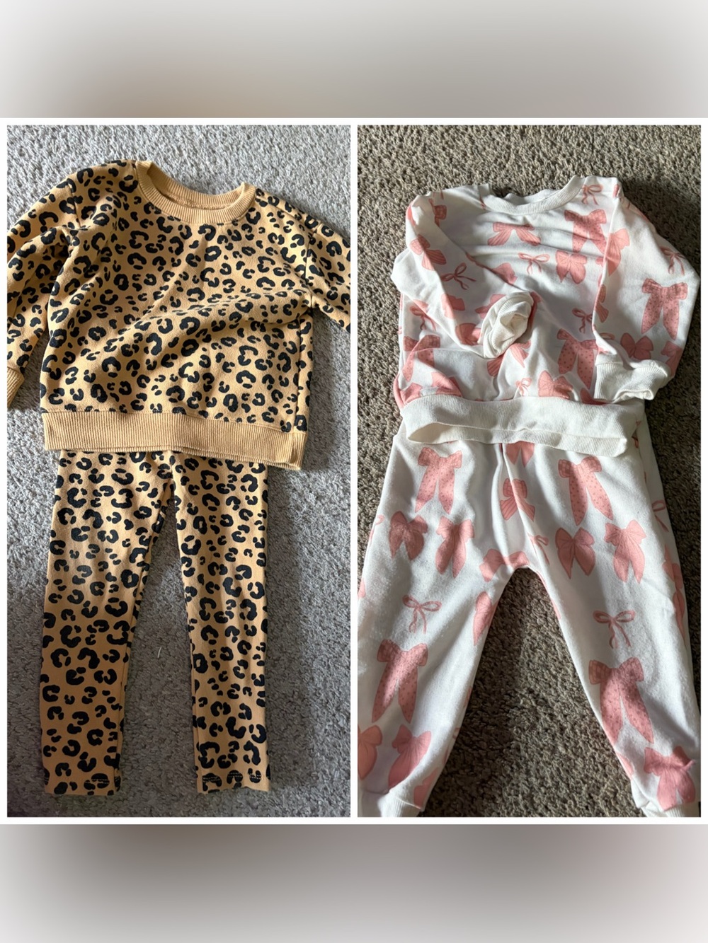 Toddler girl outfit huddle